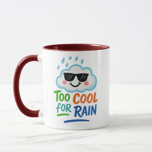 Cute Cloud Double-Sided Combo Mug マグカップ (左)