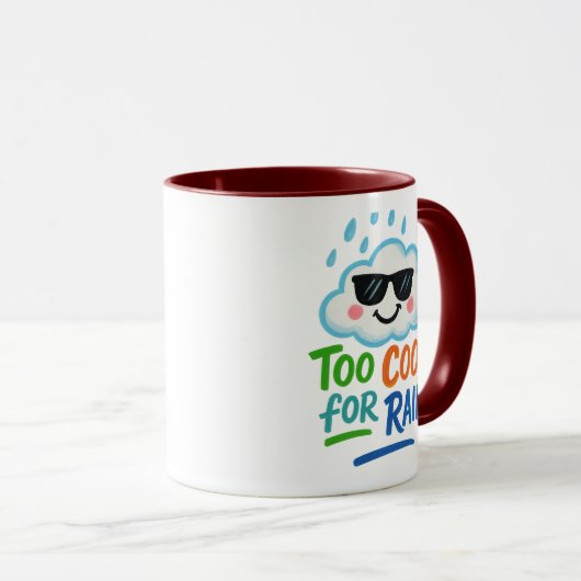 Cute Cloud Double-Sided Combo Mug マグカップ (正面右)