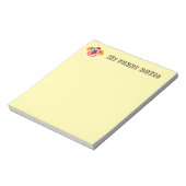 Cute clown notepad for funny jokes and notes ノートパッド (回転)