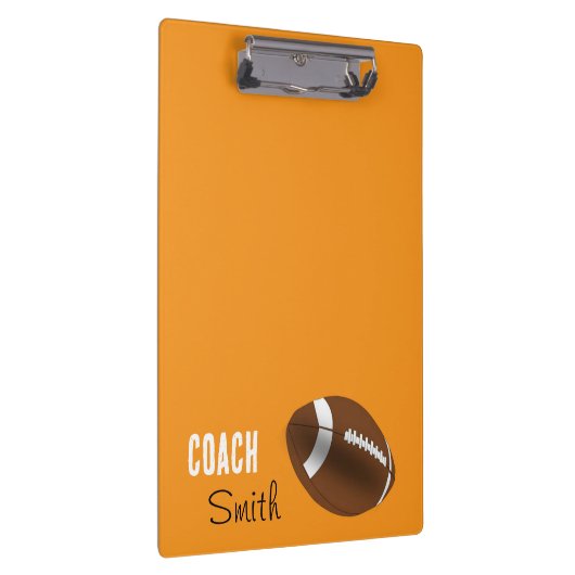 Cute Coach Football Sports Clipboard  クリップボード (右)