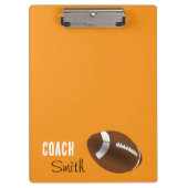 Cute Coach Football Sports Clipboard  クリップボード (正面)