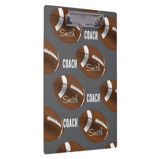 Cute Coach Football Sports Clipboard  クリップボード (右)
