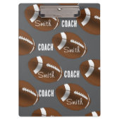Cute Coach Football Sports Clipboard  クリップボード (正面)