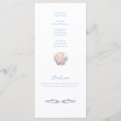 cute coastal プログラム (裏面)