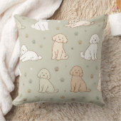Cute Cockapoo Pattern | Dog Lover Cushion クッション (ブランケット)