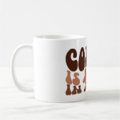 Cute Coffee Mug – Coffee Is a Hug in a Mug Quote コーヒーマグカップ (左)
