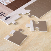 cute coffee shop lovers jigsaw puzzle  ジグソーパズル (側面)