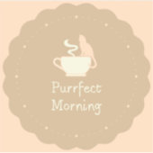 cute coffee stickers シール (正面)