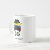 CUTE COLOMBIANISIMA Colombian Girl Flag コーヒーマグカップ (正面左)