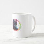 cute color full cat design コーヒーマグカップ (正面右)