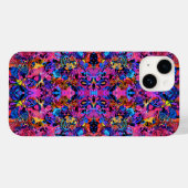Cute colorful abstract floral patterns Case-Mate iPhoneケース (裏面 (横))