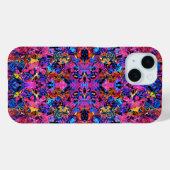 Cute colorful abstract floral patterns Case-Mate iPhoneケース (裏面 (横))