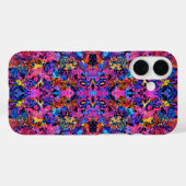 Cute colorful abstract floral patterns Case-Mate iPhoneケース (裏面 (横))