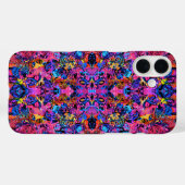 Cute colorful abstract floral patterns Case-Mate iPhoneケース (裏面 (横))