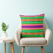 Cute colorful abstract lines  クッション (椅子)
