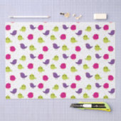 Cute colorful birds  薄葉紙 (クラフト)