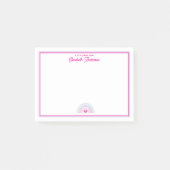 Cute Colorful Boho Rainbow Girls ポストイット (正面)