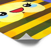 Cute Colorful Cartoon People Characters ポスター (角)