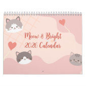 Cute Colorful Cat Calendar 2026 カレンダー (カバー)