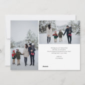 Cute Colorful Christmas Photo シーズンカード (裏面)