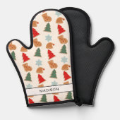 Cute Colorful Cookies Pattern Christmas 鍋つかみ (正面/裏面)