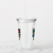 Cute Colorful Cousin Crew Family Reunion アクリルタンブラー (左)