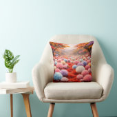 Cute Colorful Fluffy Forest Kids Pillow クッション (椅子)