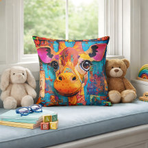 Cute Colorful Giraffe
