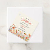 Cute Colorful Little Wildflower Bee's 1st Birthday フェイバータグ (インサイチュ)