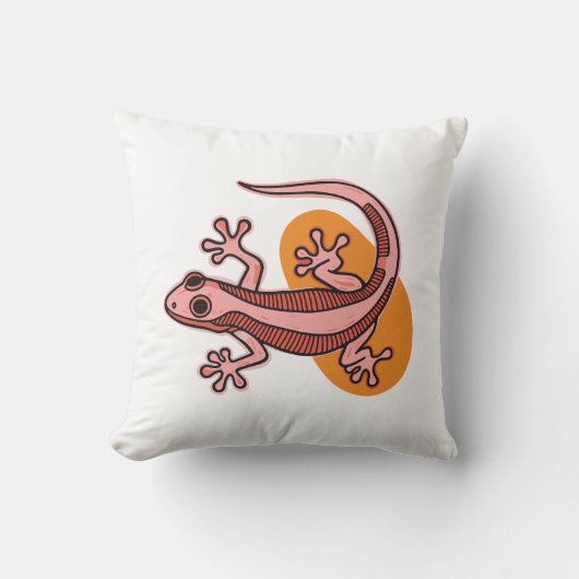 Cute Colorful Lizard クッション (正面)