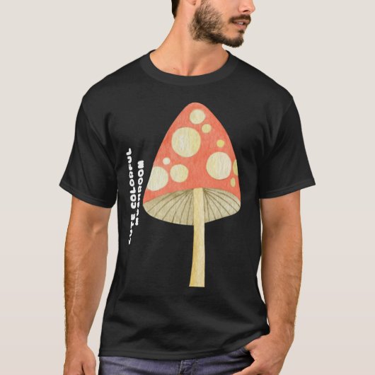 Cute Colorful Mushroom Tシャツ (正面)