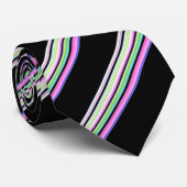 Cute colorful neon stripes ネクタイ (ロール)