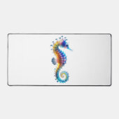 Cute Colorful Seahorses デスクマット (正面)