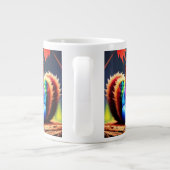 Cute Colorful Sitting Squirrel-75463 ジャンボコーヒーマグカップ (裏面)