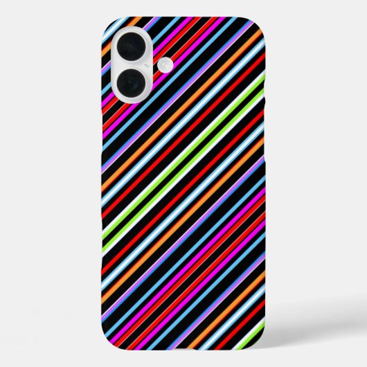 Cute colorful stripes Case-Mate iPhoneケース (裏面)