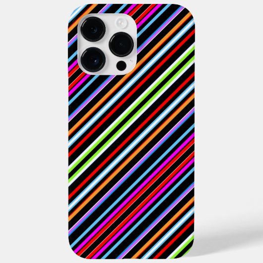 Cute colorful stripes Case-Mate iPhoneケース (裏面)
