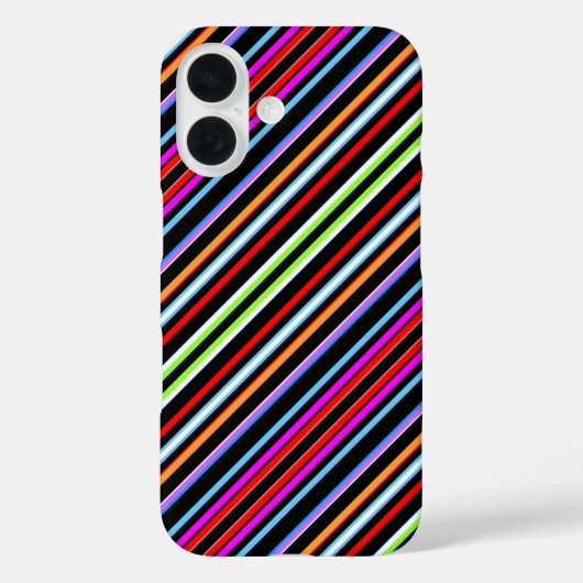 Cute colorful stripes Case-Mate iPhoneケース (裏面)