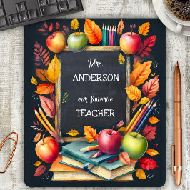Cute Colorful Teacher Appreciation マウスパッド