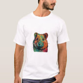 cute colour full hamster art design  tシャツ (正面)