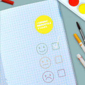 Cute Colourful Teacher Encouragment Upliftfing ラウンドシール