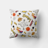 Cute Comic Pattern  クッション (裏面)