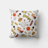 Cute Comic Pattern  クッション (正面)