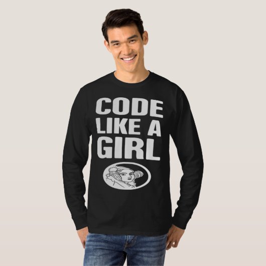 Cute Computer Science & Programming Ada Lovelace Tシャツ (正面フル)