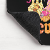 Cute Conchas And Cucuys Ghost Funny Mexican Hallow マウスパッド (コーナー)