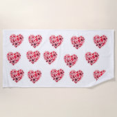 Cute Confetti Pattern | Playful Personalized Gift  ビーチタオル (正面)