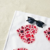 Cute Confetti Pattern | Playful Personalized Gift  ビーチタオル (インサイチュ)