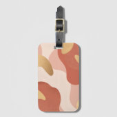 Cute Confetti Pattern | Playful Personalized Gift  ラゲッジタグ (正面縦)