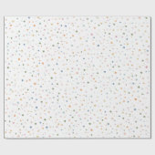 Cute Confetti Pattern | Playful Personalized Gift ラッピングペーパー (フラット)