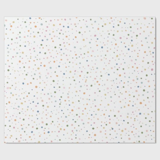 Cute Confetti Pattern | Playful Personalized Gift  ラッピングペーパー (フラット)