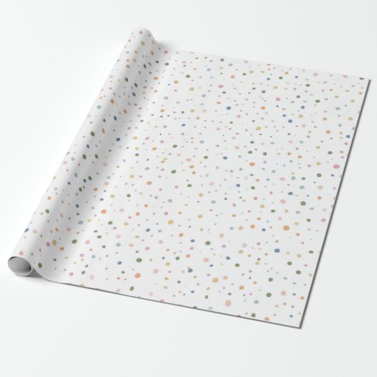 Cute Confetti Pattern | Playful Personalized Gift ラッピングペーパー (アンロールド)